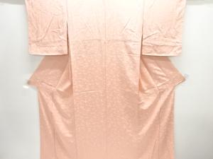 抽象模様織出し色無地着物